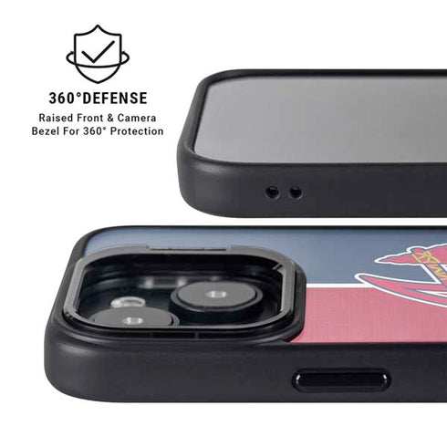 MLB Atlanta Braves Split iPhone 14 Kickstand Case